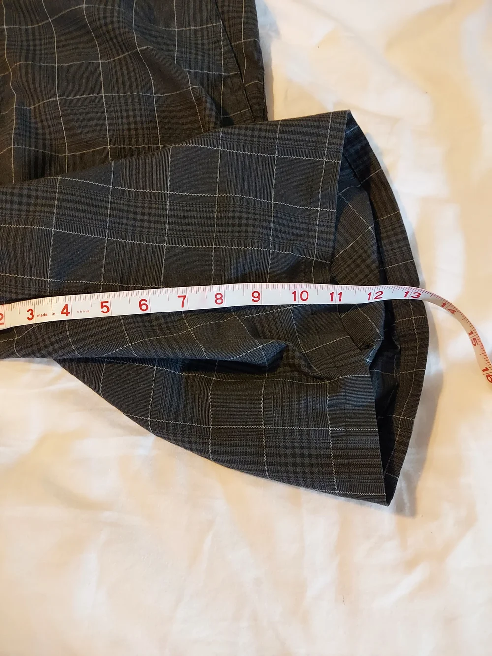 O'Neill Gray Plaid Casual Shorts Skater Surf Chino - Men’s Size 34